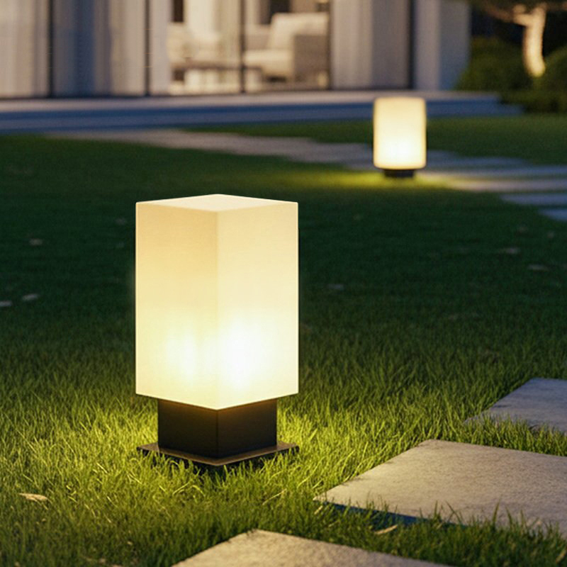 Outdoor Lighting Lamp - โคมไฟตั้งพื้นเรืองแสง ไฟ LED พลังงานแสงอาทิตย์สำหรับสนามหญ้า ไฟกลางแจ้งแบบไม่ใช้พลังงานแสงอาทิตย์ โคมไฟสวนกลางแจ้ง