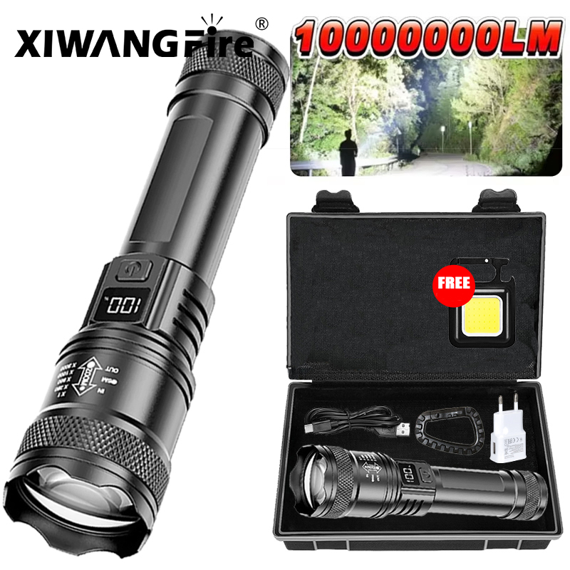 Outdoor Lighting Globes - ไฟฉาย LED Ultra Bright 2000LM Type-C
