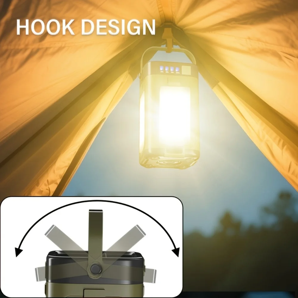 ไฟแคมป์ปิ้งพกพาพลังงานแสงอาทิต - Outdoor Lighting Lamp บทวิจารณ์และราคา