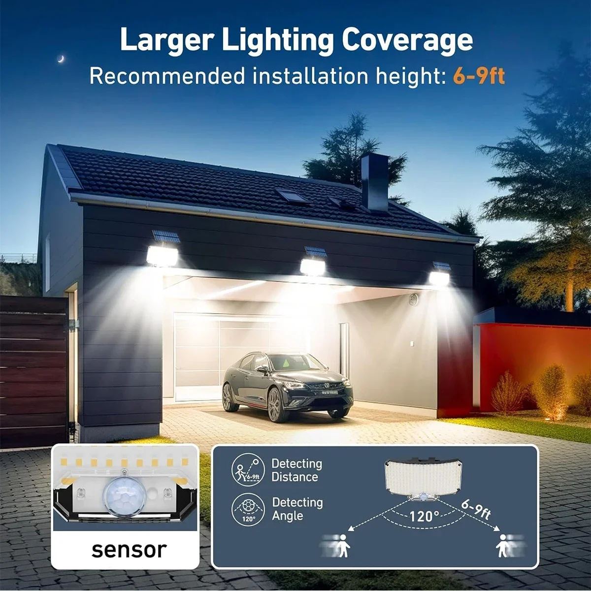 234LED ไฟพลังงานแสงอาทิตย์กลาง - Outdoor Lighting Lamp บทวิจารณ์และราคา