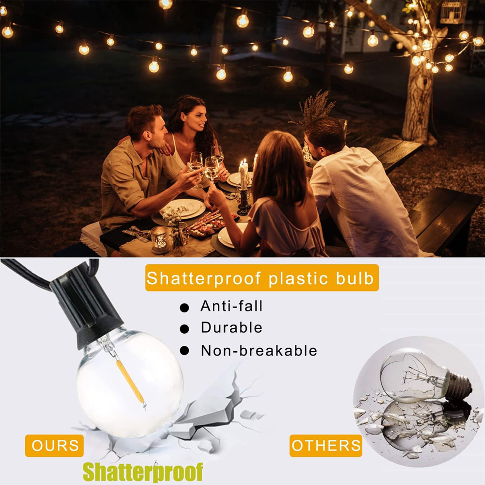 ไฟประดับสายยาว 25 ฟุต/50 ฟุต ห - String Light Bistro บทวิจารณ์และราคา