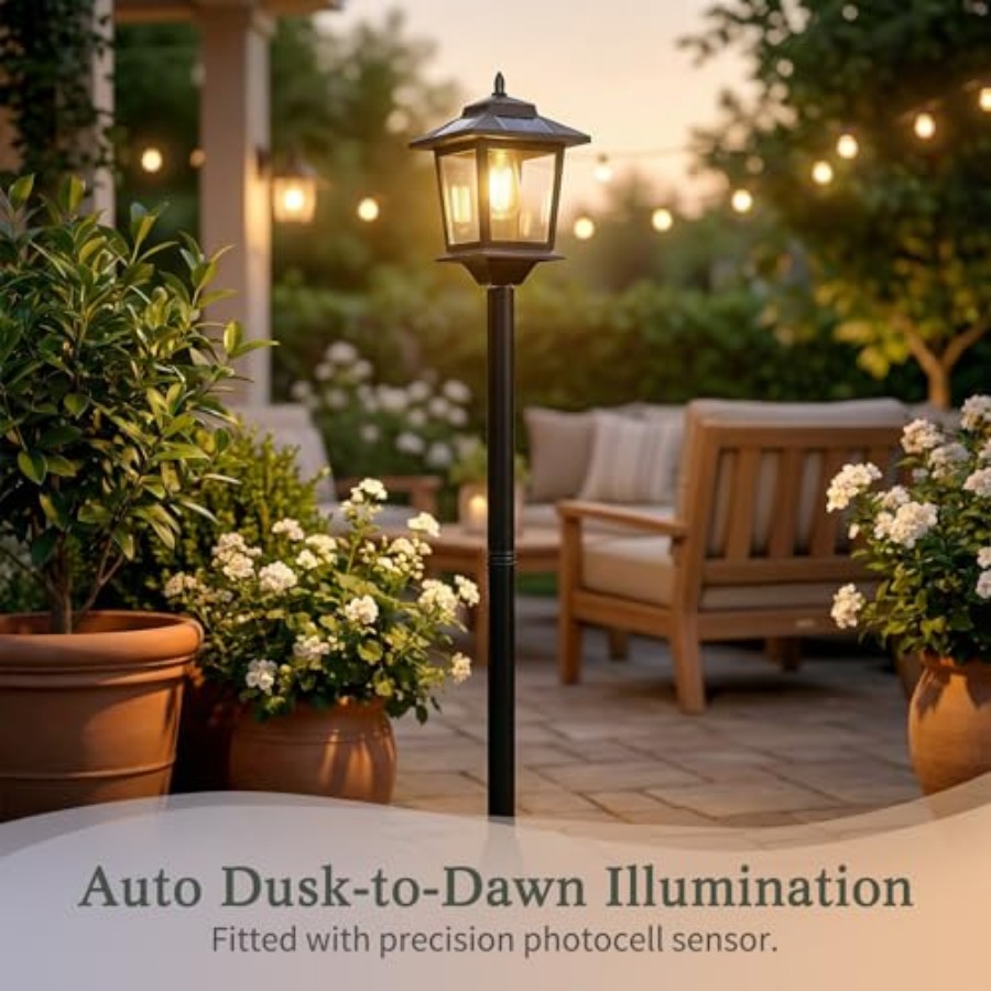 ไฟเสาโซลาร์เซลล์กลางแจ้ง, ชุด  - Outdoor Lighting Lamp บทวิจารณ์และราคา