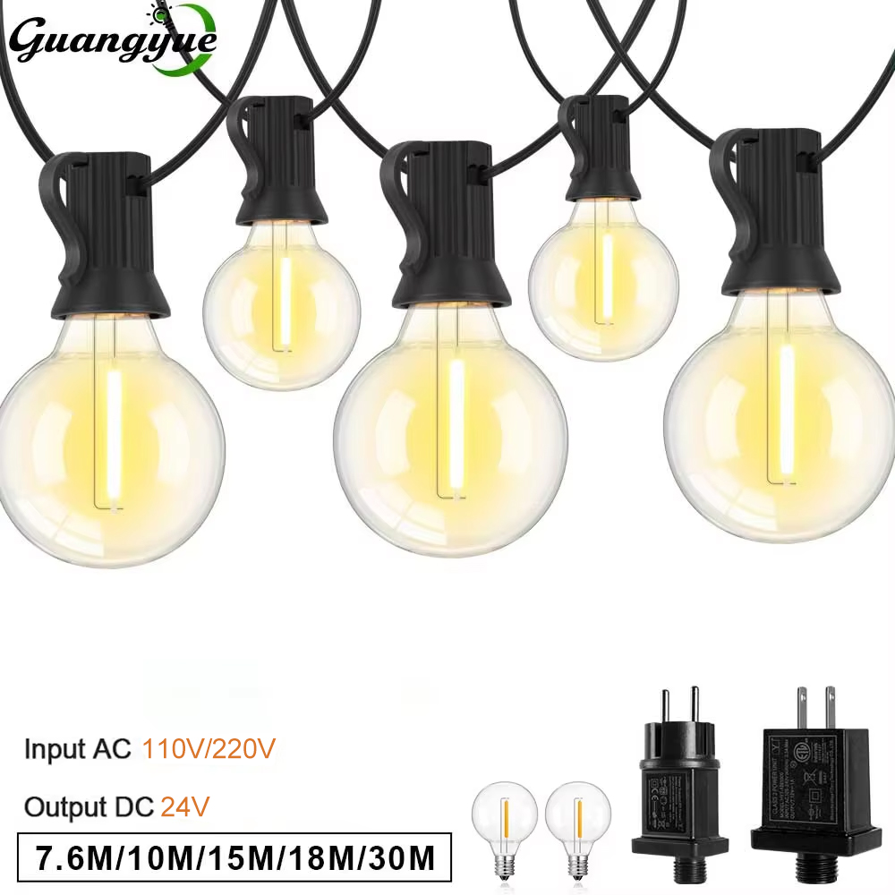 ไฟ LED G40 แบบสาย E12 DC24V แร - String Light Bistro บทวิจารณ์และราคา