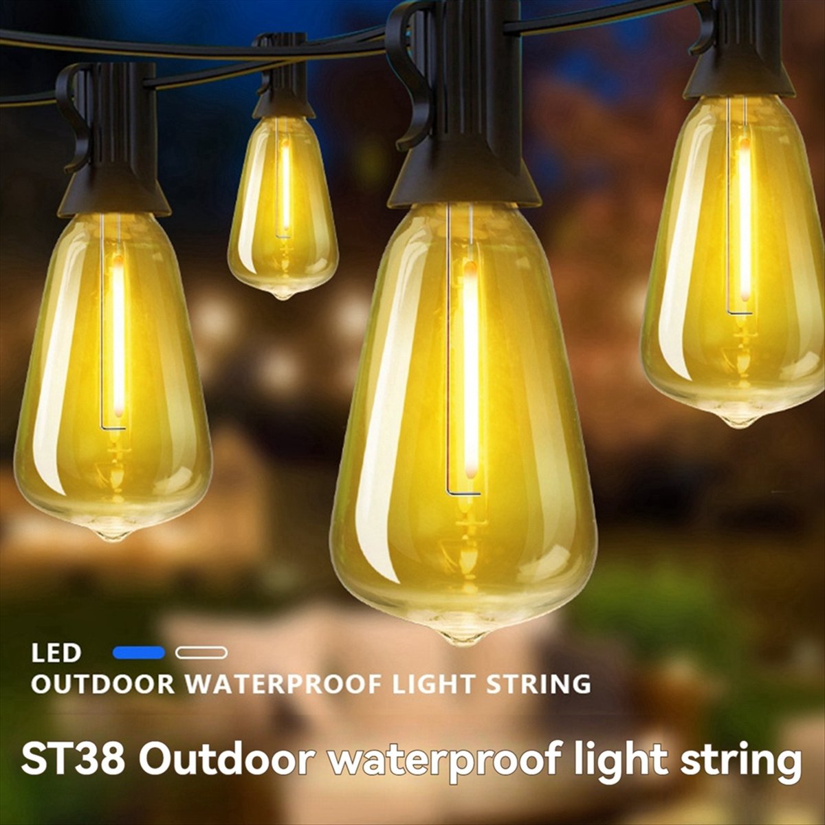 ไฟ LED รุ่น Top ST38 สำหรับตกแ - String Light Bistro บทวิจารณ์และราคา