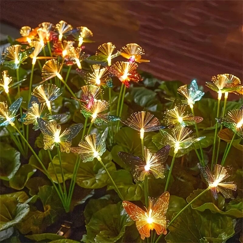 1PC 6 หัว LED พลังงานแสงอาทิตย - Outdoor Lighting Yard Ideas บทวิจารณ์และราคา