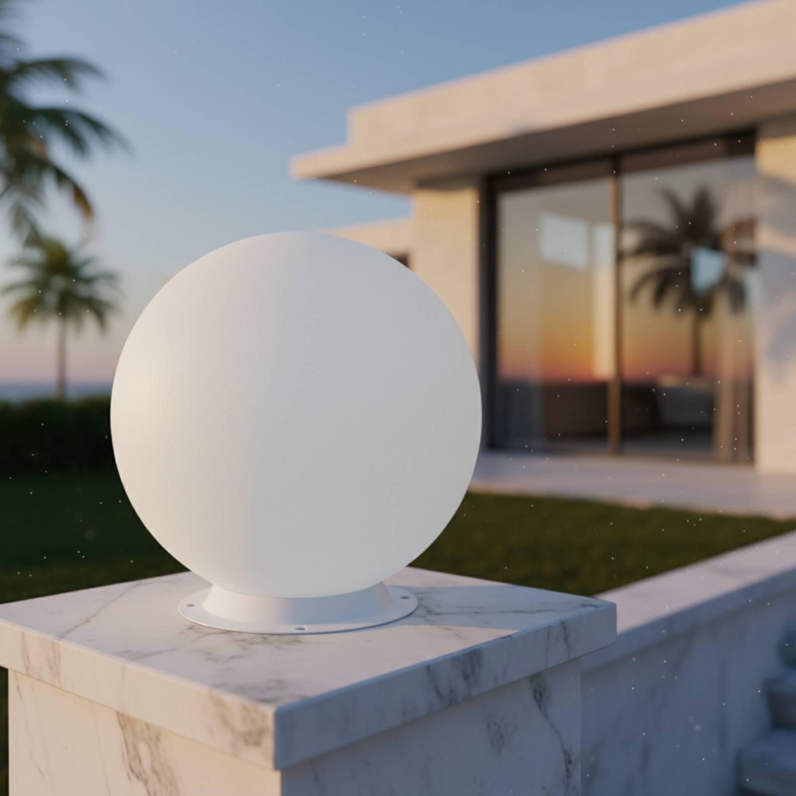ไฟประดับเสาโซลาร์เซลล์ ไฟทรงกล - Outdoor Lighting Globes บทวิจารณ์และราคา