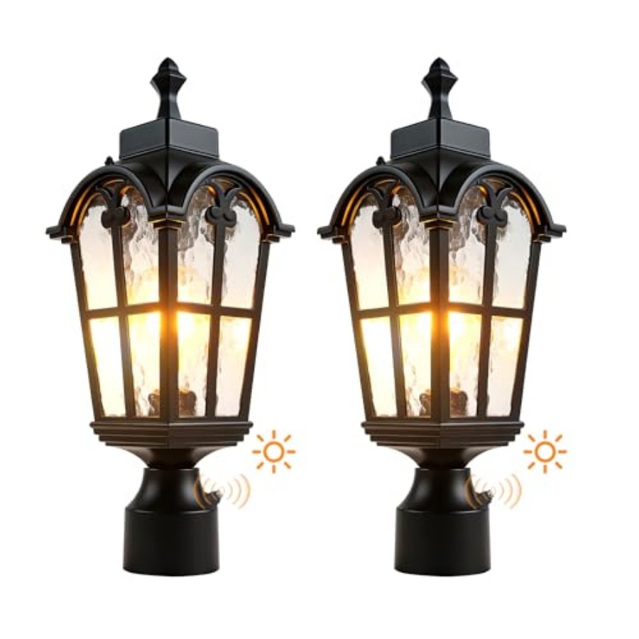 ไฟเสาภายนอกแบบเซ็นเซอร์ โคมไฟเ - Outdoor Lighting Lamp บทวิจารณ์และราคา