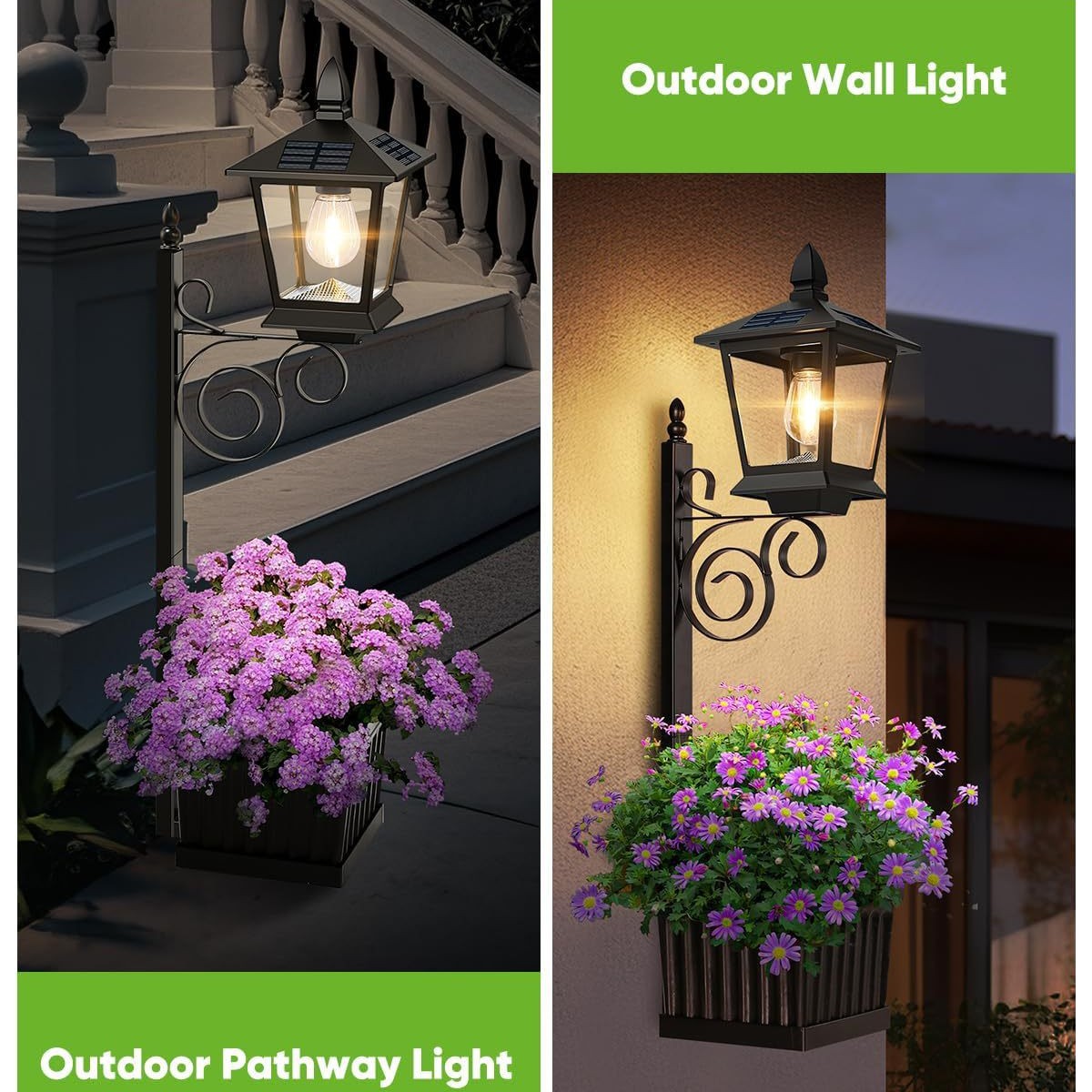 โคมไฟพลังงานแสงอาทิตย์ 2 in 1  - Outdoor Lighting Lamp บทวิจารณ์และราคา