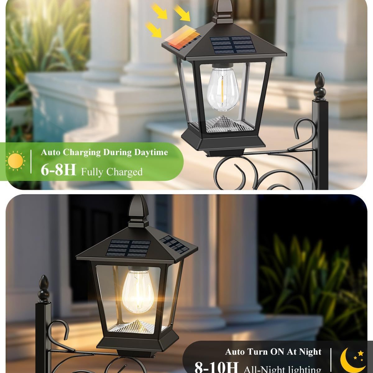 โคมไฟพลังงานแสงอาทิตย์ 2 in 1  - Outdoor Lighting Lamp บทวิจารณ์และราคา