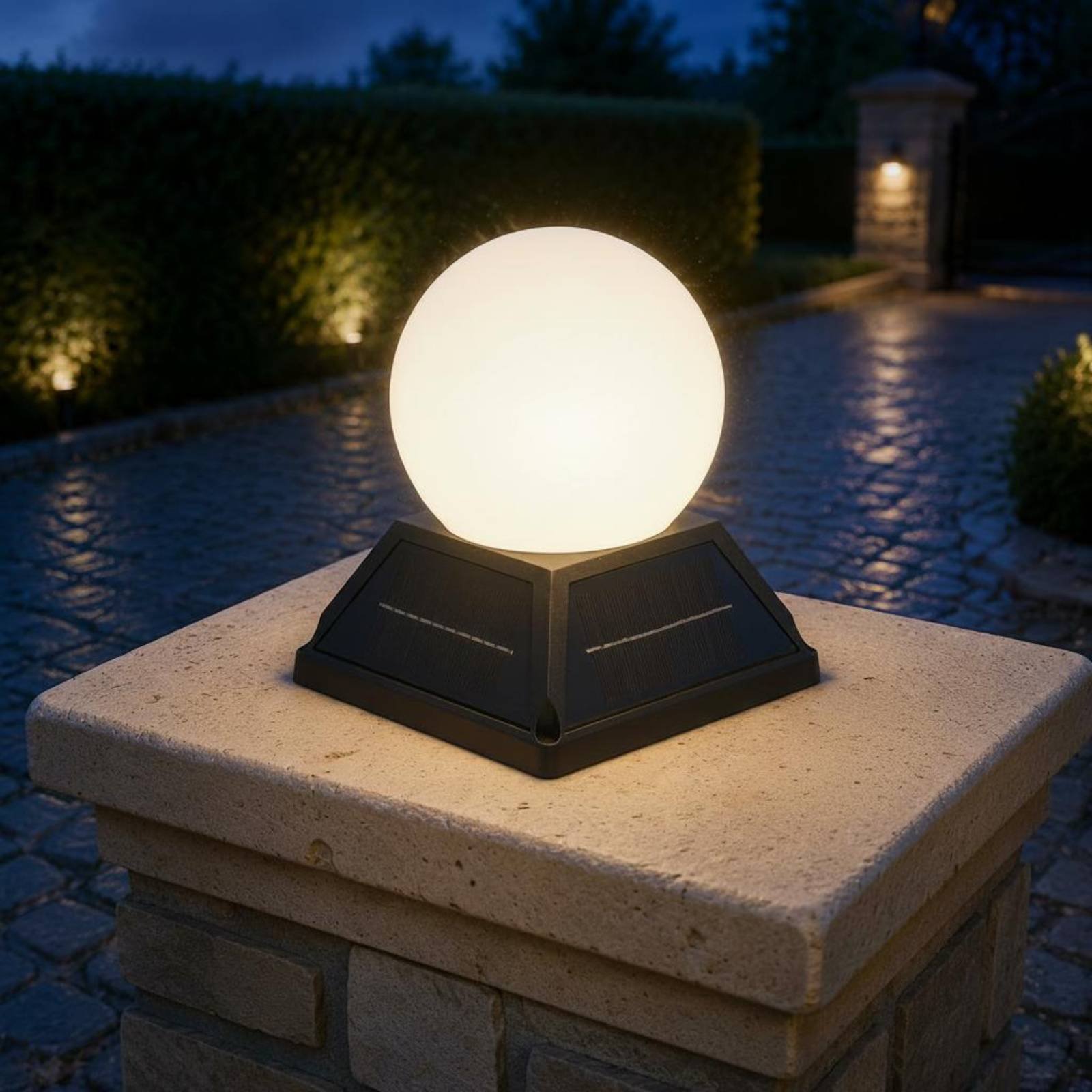 ไฟหัวเสาโซลาร์เซลล์ พร้อมรีโมท - Outdoor Lighting Globes บทวิจารณ์และราคา