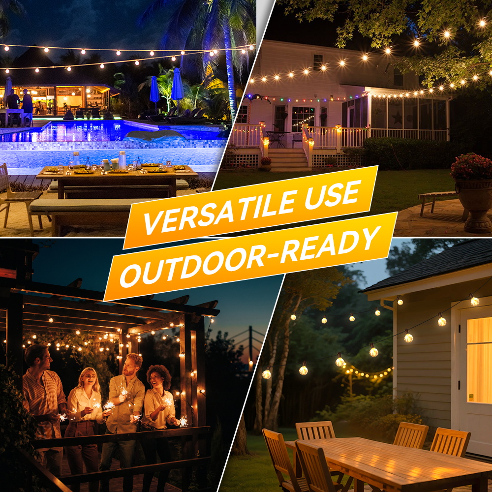 กลางแจ้งไฟ LED พลังงานแสงอาทิต - String Light Bistro บทวิจารณ์และราคา