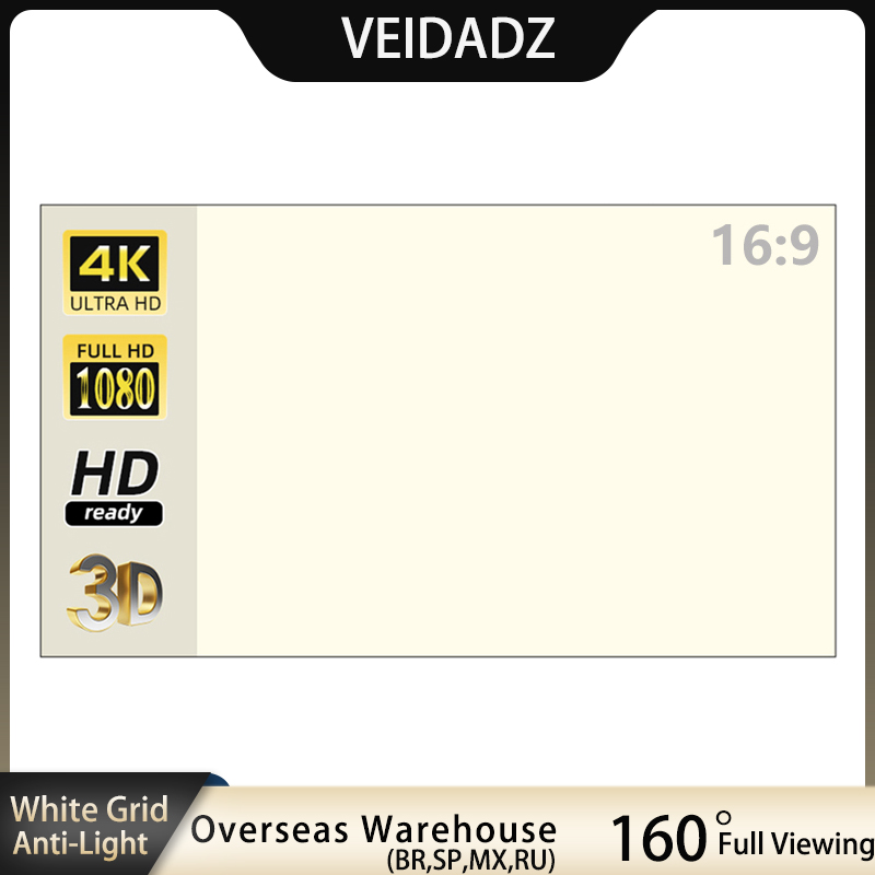 VEIDADZ หน้าจอโปรเจคเตอร์60 72 - Outdoor Lighting Grid Screen บทวิจารณ์และราคา