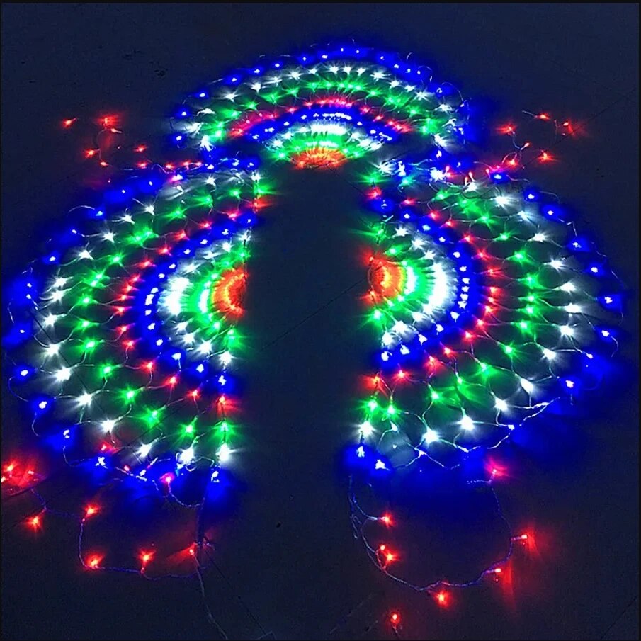 ไฟสายนกยูง3 420LED 3.2*0.6ม.,  - Outdoor Lighting Grid Screen บทวิจารณ์และราคา