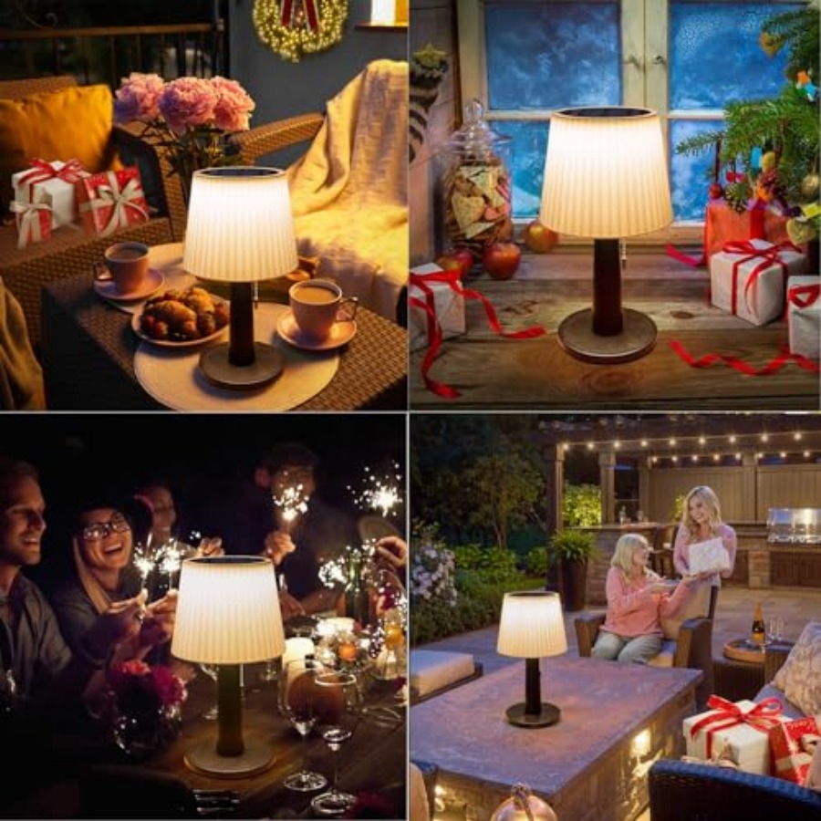 โคมไฟตั้งโต๊ะพลังงานแสงอาทิตย์ - Outdoor Lighting Lamp บทวิจารณ์และราคา