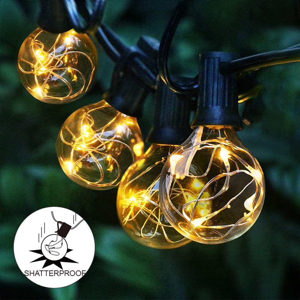 G40หลอดไฟประดับแบบสายโซลาร์เซล - String Light Bistro บทวิจารณ์และราคา